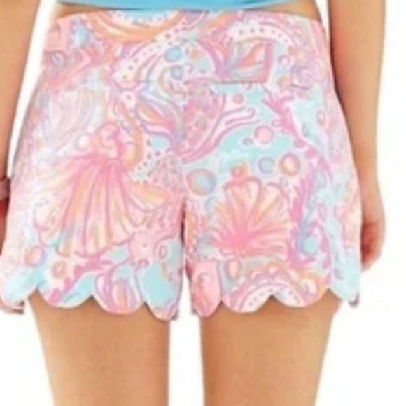 LILLY PULITZER buttercup shorts in too much bubbly  size 2 - Picture 13 of 16